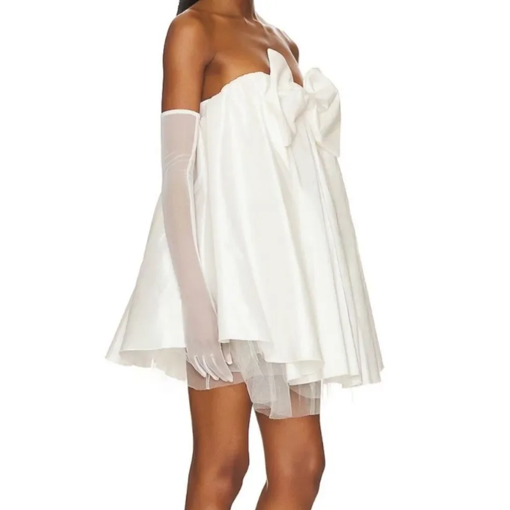 For Love & Lemons Clara Mini White Dress Size XS - Picture 5 of 10